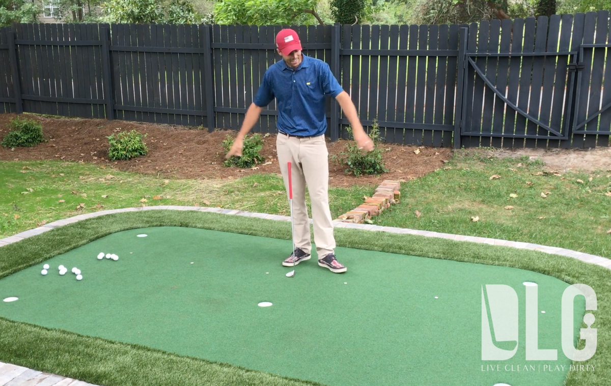 DLG Performance Center Putting Drill Series Ladder Drill Dogwood Golf