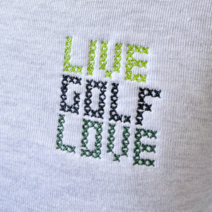 LIVE GOLF LOVE™ Golf Sweatshirt in Ash